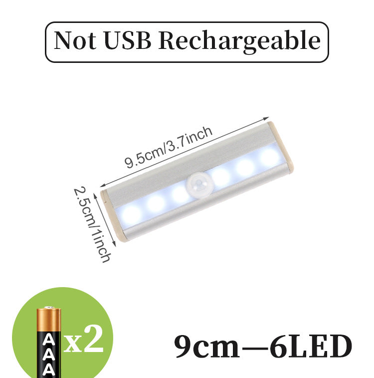 Rechargeable motion-activated LED bar