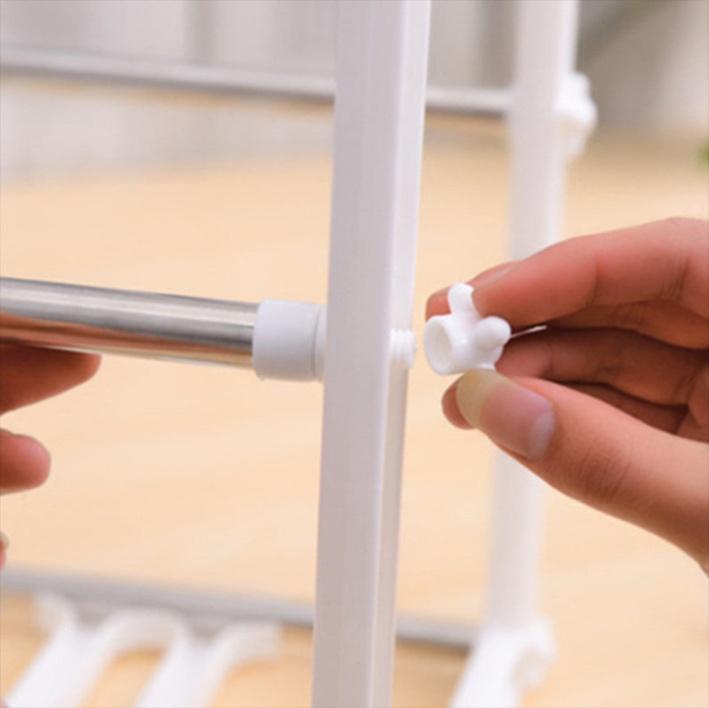 Two-tier rack for under-sink organisation