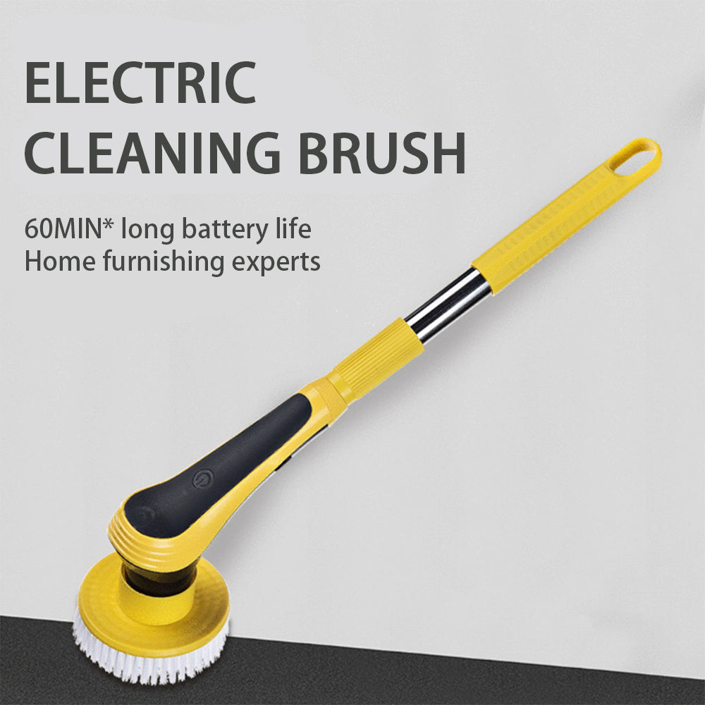 Ultra-Spin electric scrubber set with brush heads and charger