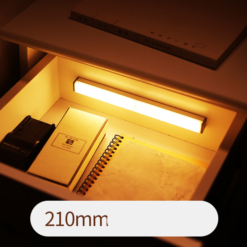 Wireless rechargeable LED bar for cabinets and closets