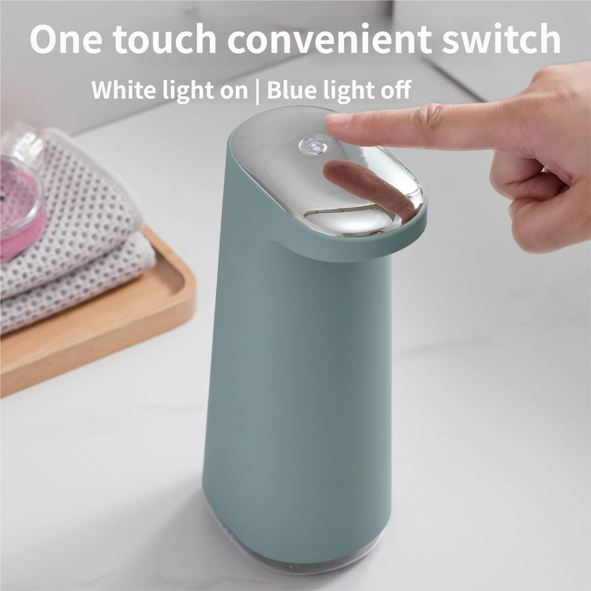 Motion-sensor soap dispenser for kitchen and bathroom