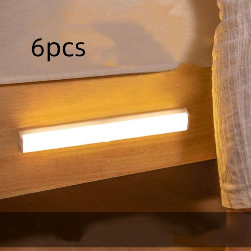 Rechargeable LED cabinet light with auto-off