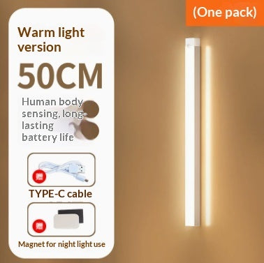 Under-cabinet motion-sensor LED light